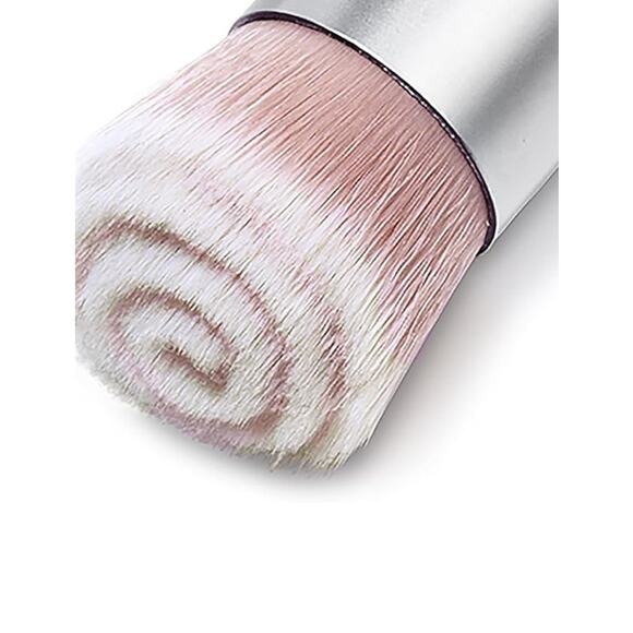 RMS Beauty Skin2Skin Foundation Brush Silver Ergonomic Design - Picture 2 of 4